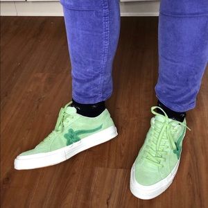 Green GOLF le FLEUR Converse All Stars